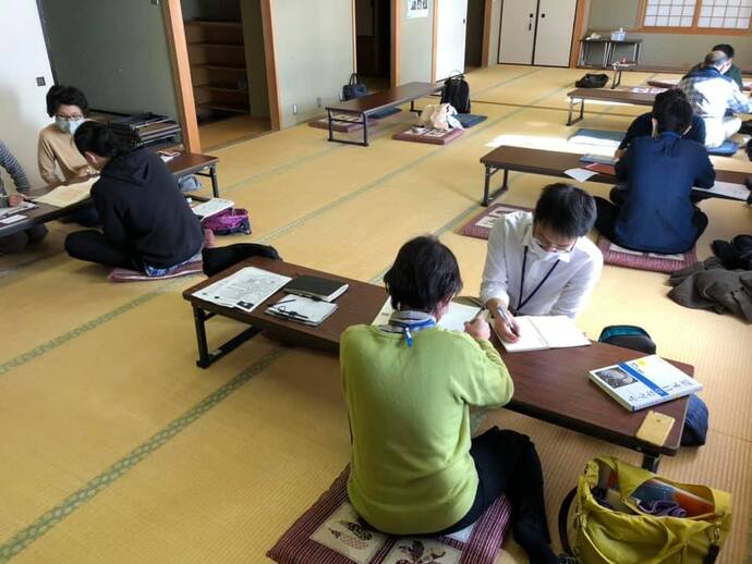 日本語読み書き学級の様子