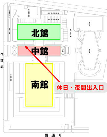 本庁舎配置図