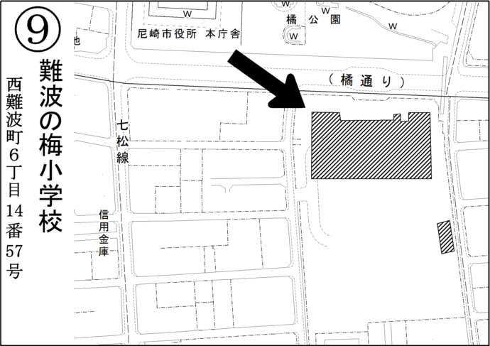 第9投票所難波の梅小学校