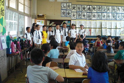 園田北小学校の授業風景