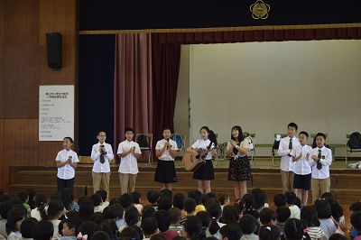 園田北小学校での交流活動