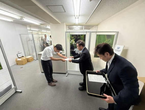 クリーンフェローシップ認定書の授与
