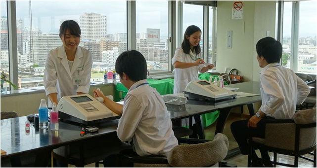 栄養相談の様子