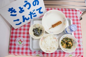 尼崎産の食材を使用した献立