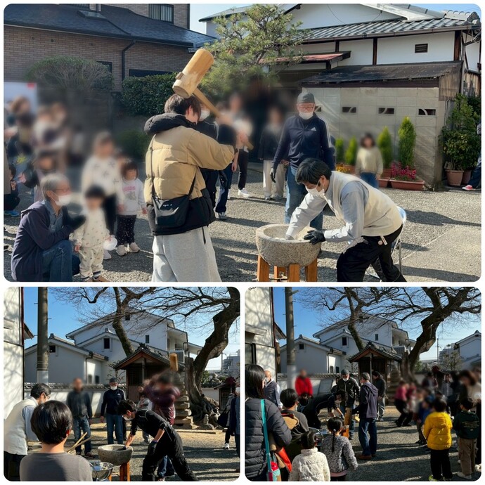 武庫庄福祉協会のもちつき大会