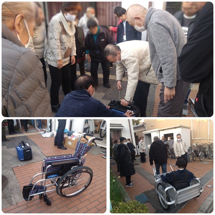 武庫第11自主防災会防災訓練