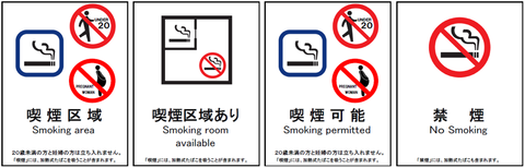 喫煙環境表示