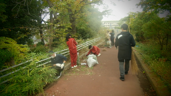 清掃の様子