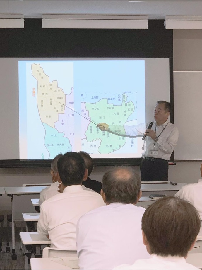 武庫地区の歴史についての研修会の様子