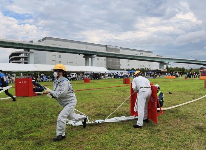 屋内消火栓操法