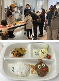 受付とメニューの写真