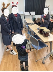 楽器体験の写真