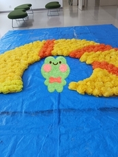3階 寝相アート