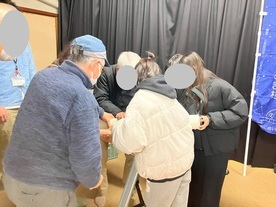 望遠鏡の組み立ての様子 その2