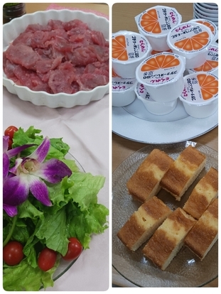 マグロとケーキ