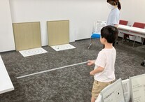 泥めんこ遊びの写真