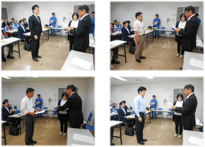 フェロー認定書渡し写真
