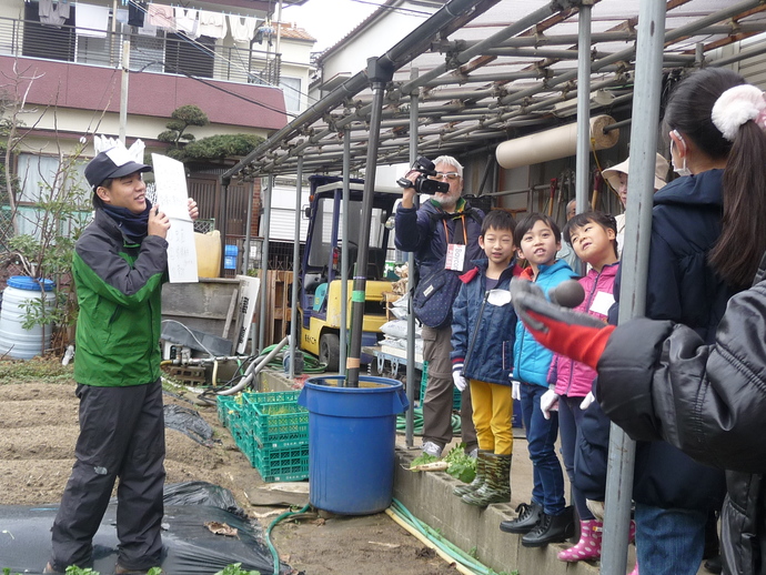 「野菜に関するクイズ」様子写真