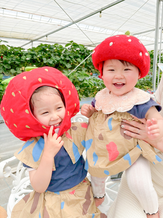 令和7年度最優秀作品「あま～い笑顔、収穫できました」