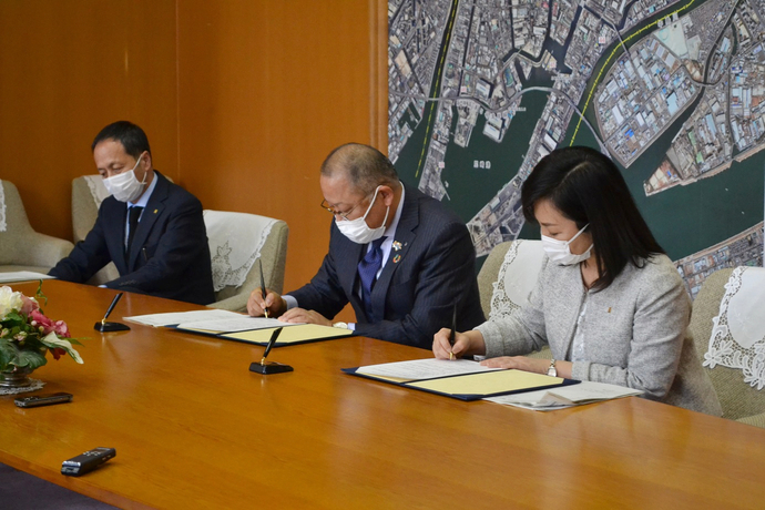 尼崎市地域福祉の推進に関する協定式写真2