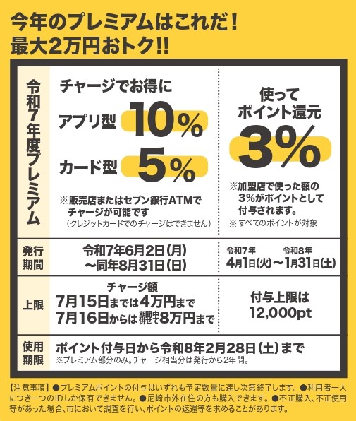 令和7年度お得なキャンペーン