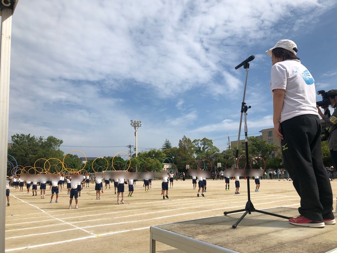 武庫幼稚園の運動会の様子