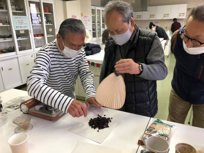 ふるまいコーヒーの日の様子