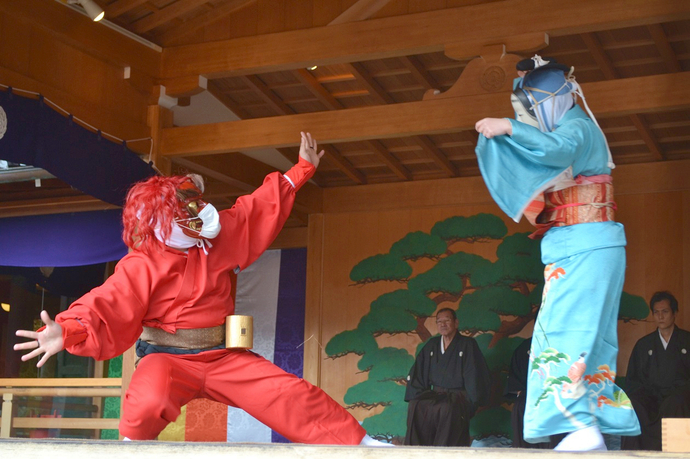 大覚寺節分会の写真1