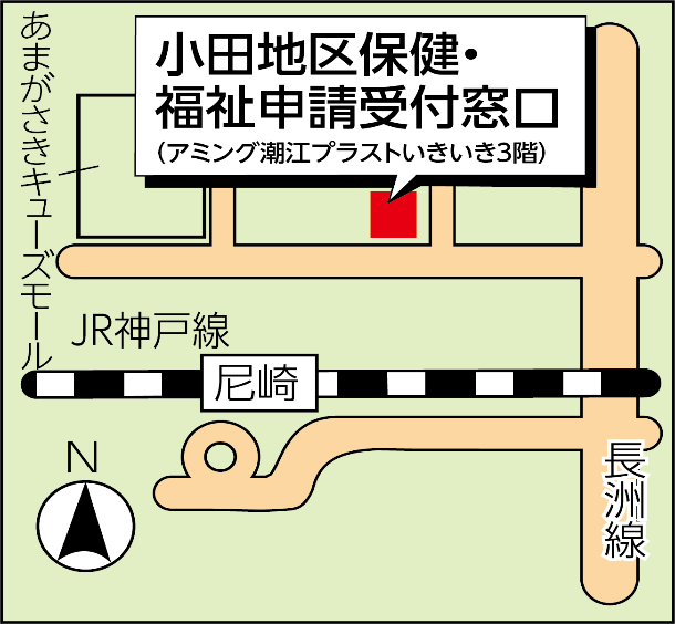 小田地区保健・福祉申請受付窓口