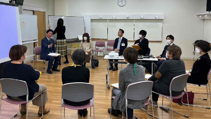 第4回松本市長と車座集会の様子