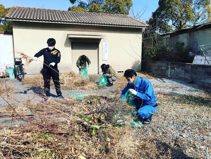 草刈の様子