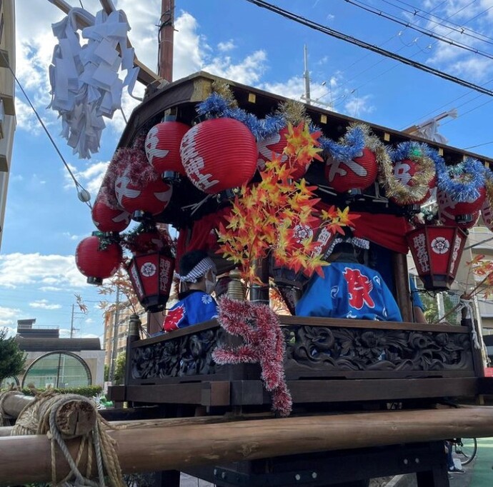 時友神社のだんじり