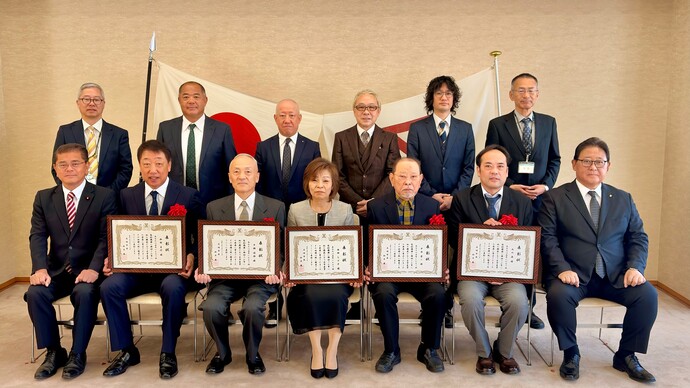令和8年度尼崎市技能功労者表彰式 写真
