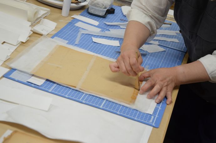 資料修復ワークショップ実施風景