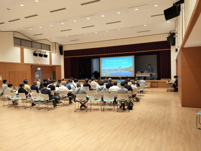 「武庫川周辺阪急新駅エリアまちづくりビジョン説明会」