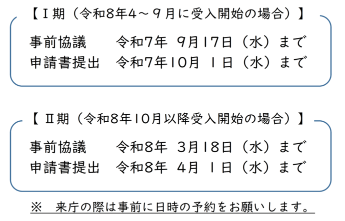期日を記載した画像