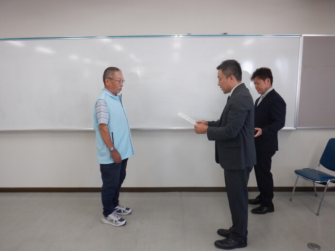 シルバー人材センター認定式