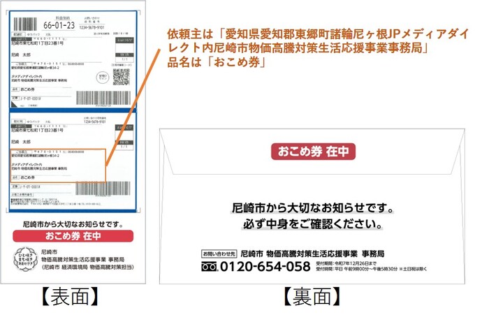 配布時の封筒イメージ