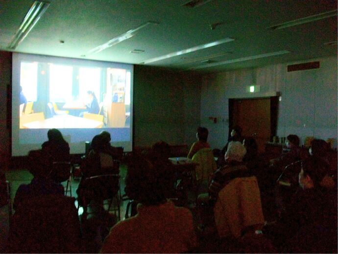 バリアフリー映画会の様子