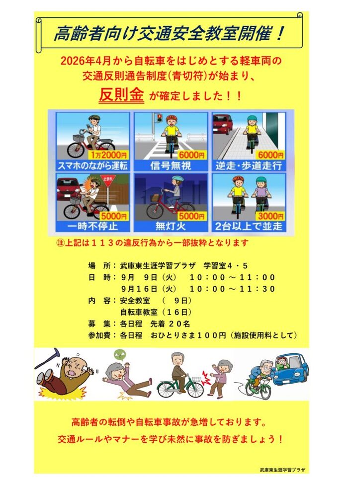 高齢者向け交通安全教室