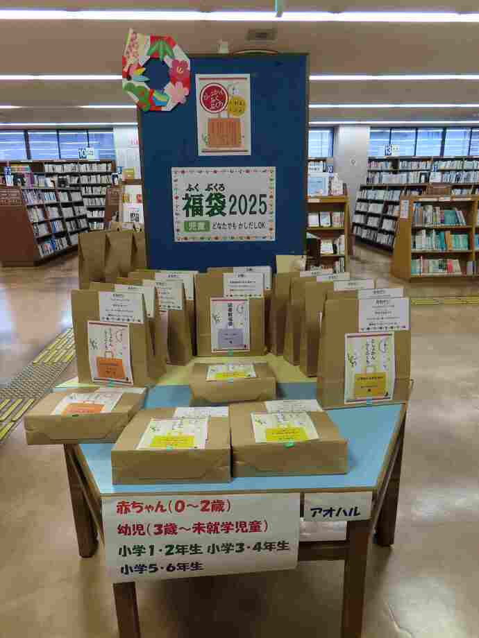 昨年度の図書館福袋の写真
