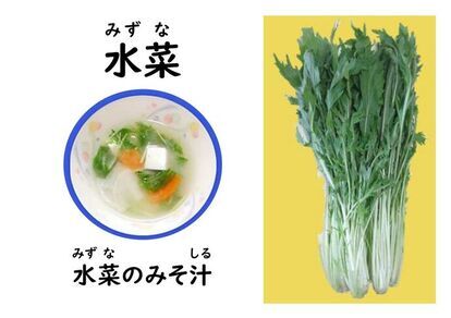 あまやさいの水菜の写真