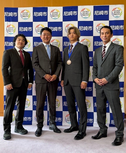 市長表敬の様子