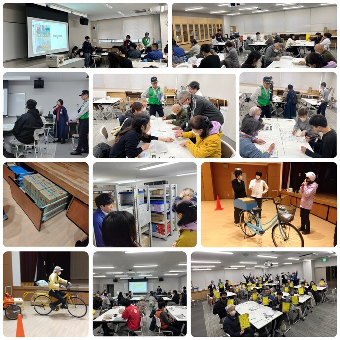 避難所受付訓練