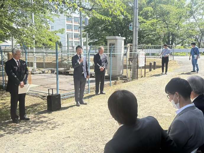 武庫川六樋の開樋式
