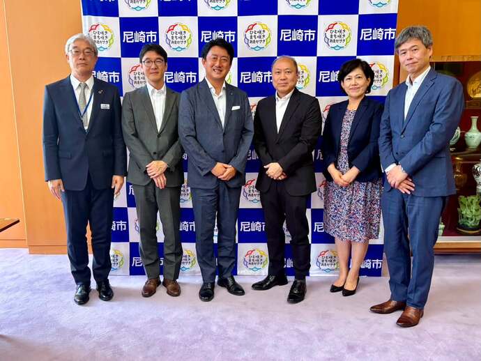 ジェトロ(日本貿易振興機構)片岡副理事長が訪問