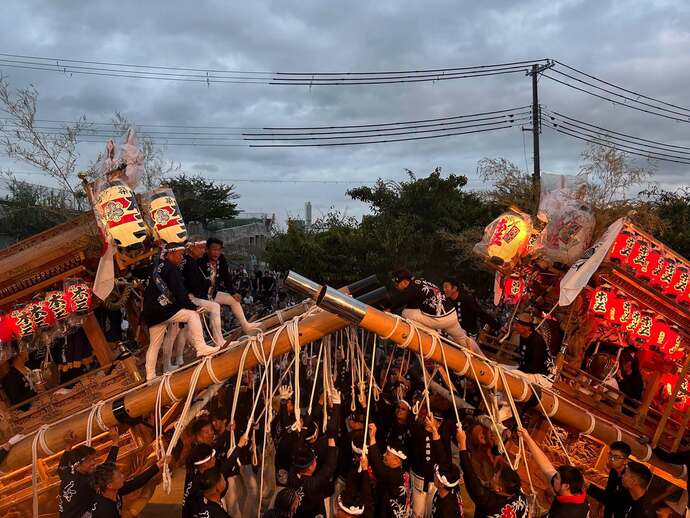 初嶋大神宮秋季例大祭 築地だんじり祭り
