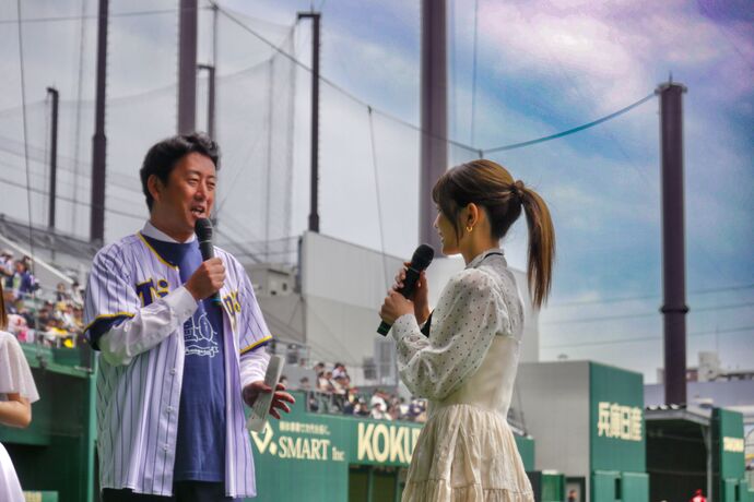 市長、福留光帆さんトークショーの様子
