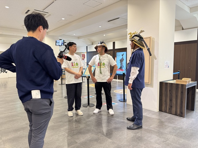 松本市長の特技、剣術で対決