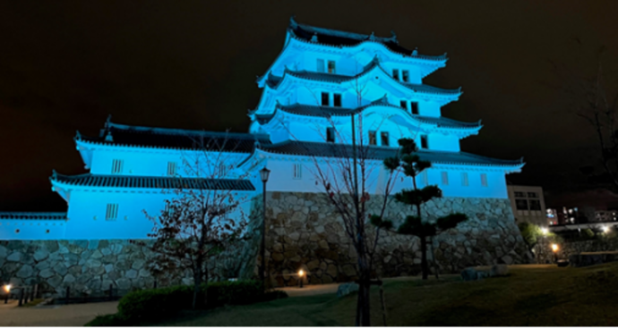 尼崎城ライトアップイメージ